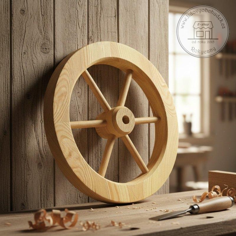 Dřevěné loukoťové kolo 25 cm