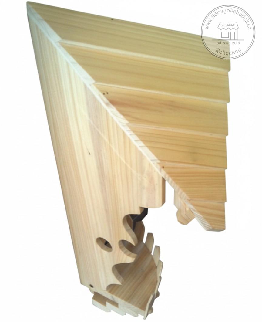 Kříž na stěnu - dřevěný Krucifix 55 cm lakovaný
